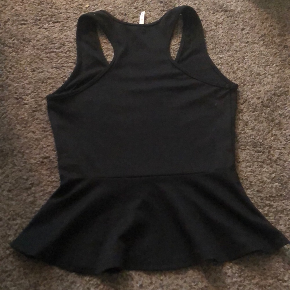 Peplum Razorback top - Picture 2 of 2